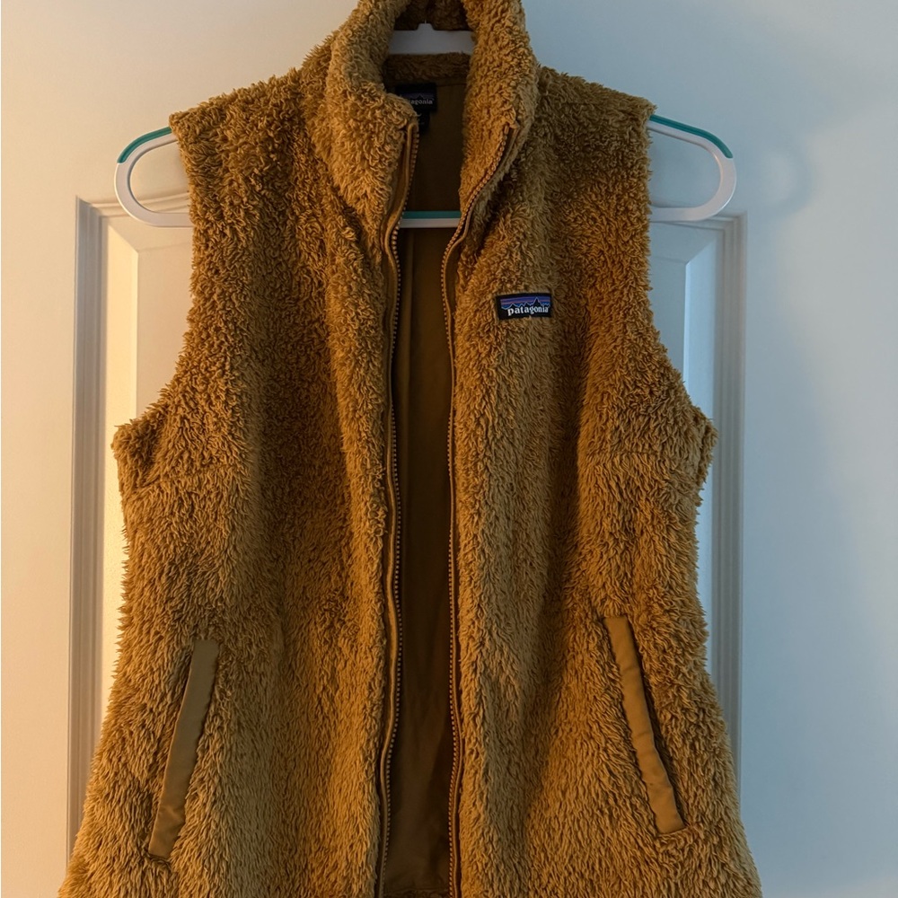 Patagonia Women's Mustard Brown Fleece Vest